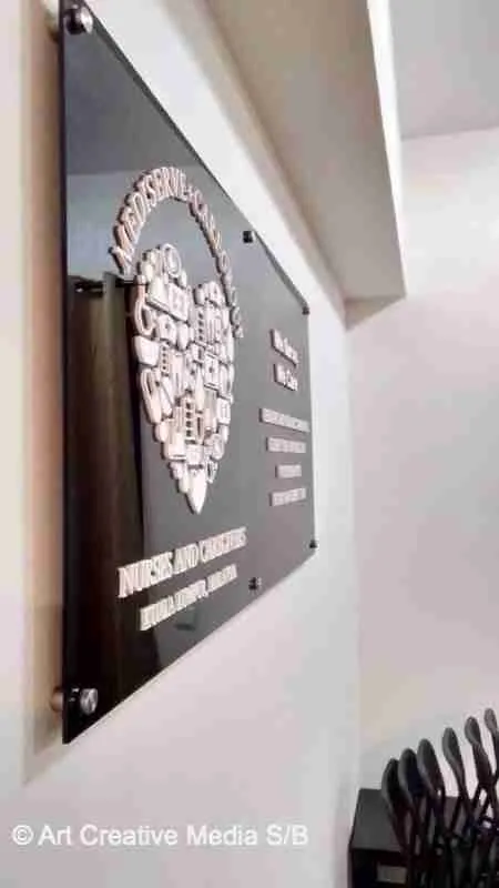 Acrylic Signage Art Creative