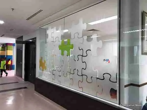 Art Creative Glass Sticker