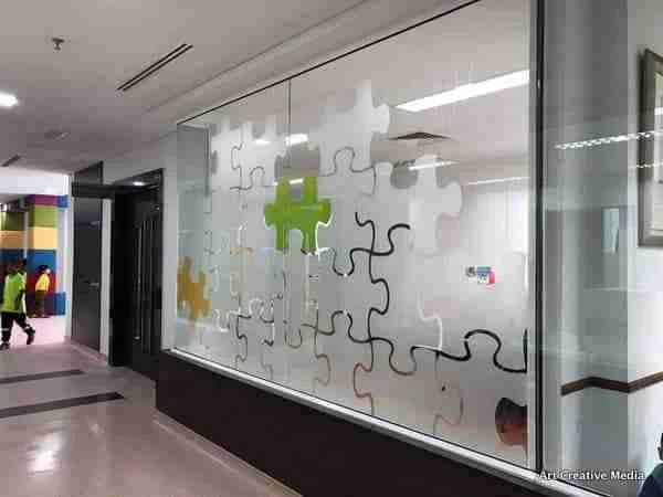 Art Creative Glass Sticker