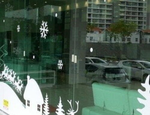 Christmas Sticker : Open for Sales