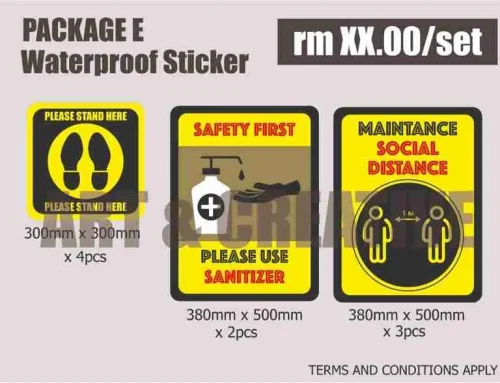 Covid-19 Sticker Package E