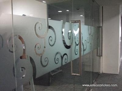 Glass door stickers discount