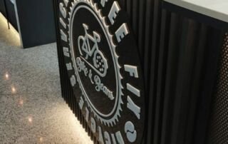 Indoor Signage - Bike and Beans