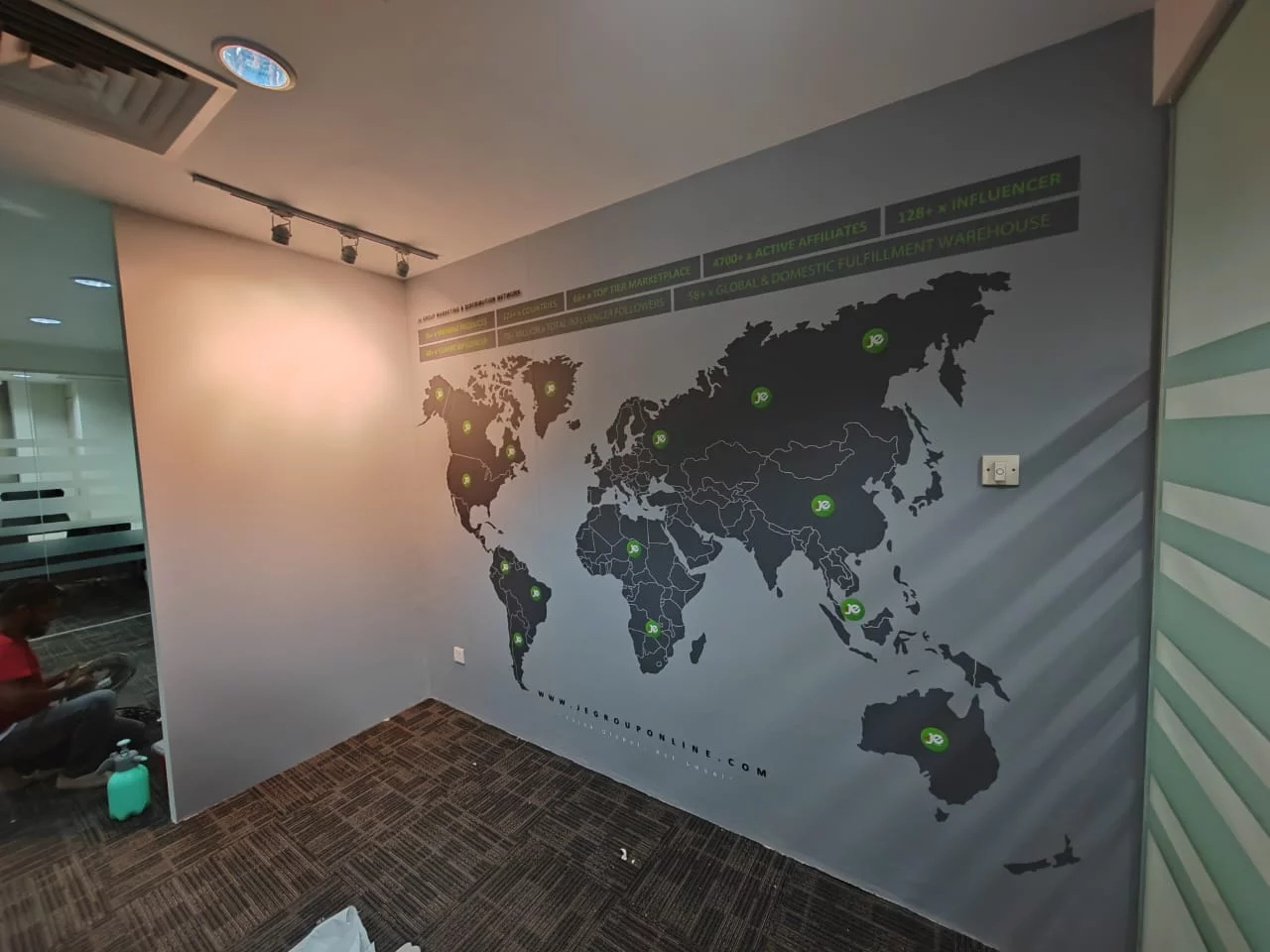 World Map Wall Sticker
